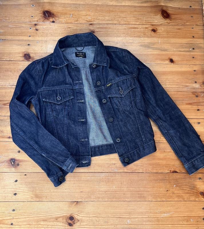 Women Pepe Jeans Jacket Navy Denim XS