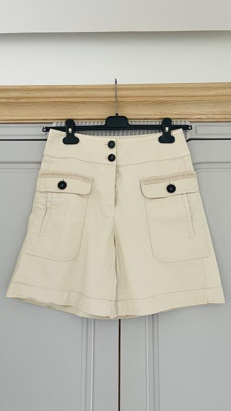 Women Marc Cain Shorts Beige Cotton S