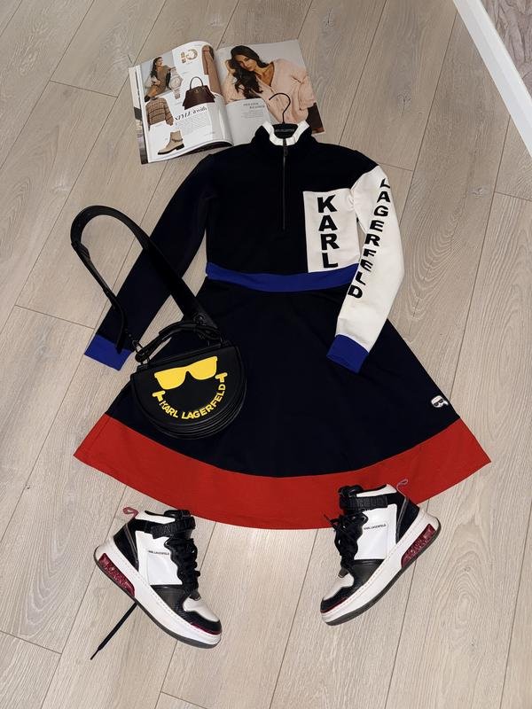 Женское Karl Lagerfeld Платье Разноцветное S