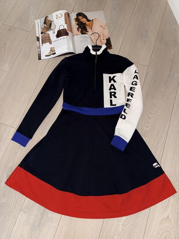 Женское Karl Lagerfeld Платье Разноцветное S