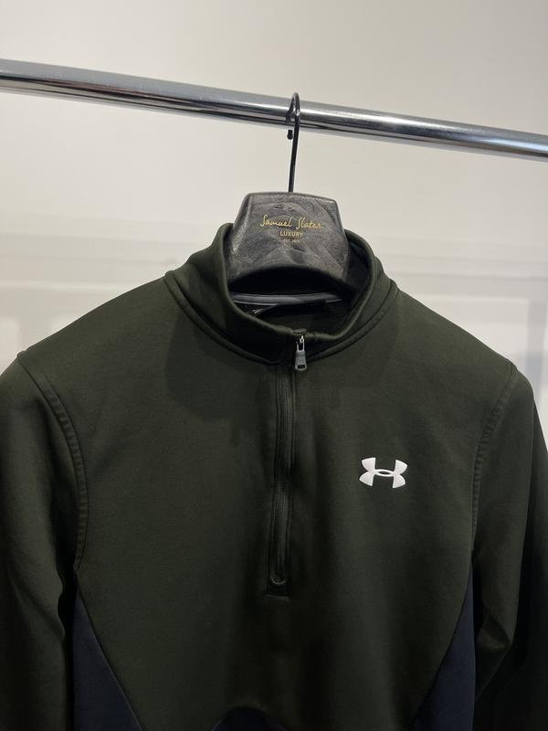 Мужской Under Armour Худи Хаки Полиэстер S