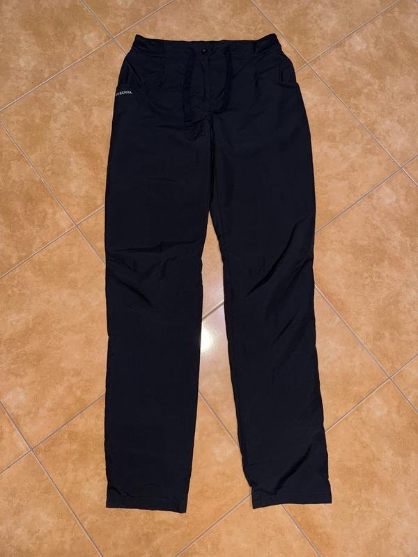 Damen Quechua Hose Schwarz Fleece XS