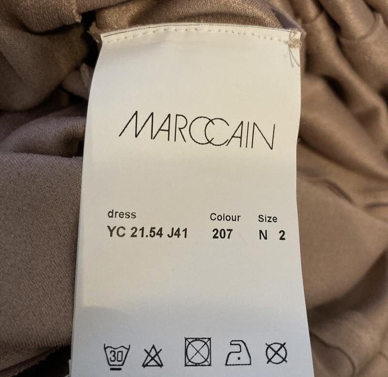 Donna Marc Cain Abito Rosa Camoscio M