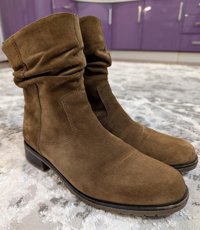 Women Gabor Boots Brown Suede 40