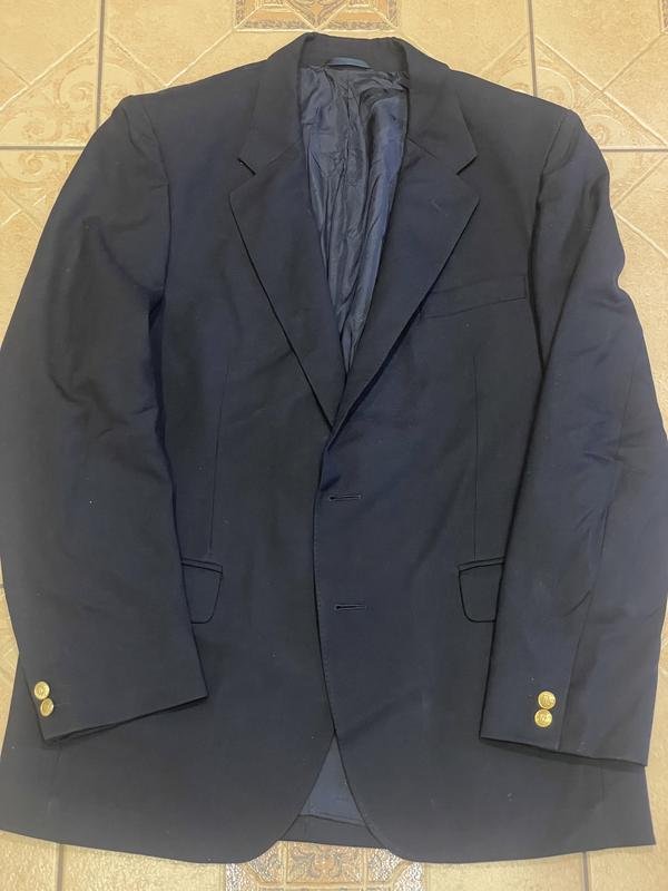 Herren Christian Dior Sakko Marineblau 42