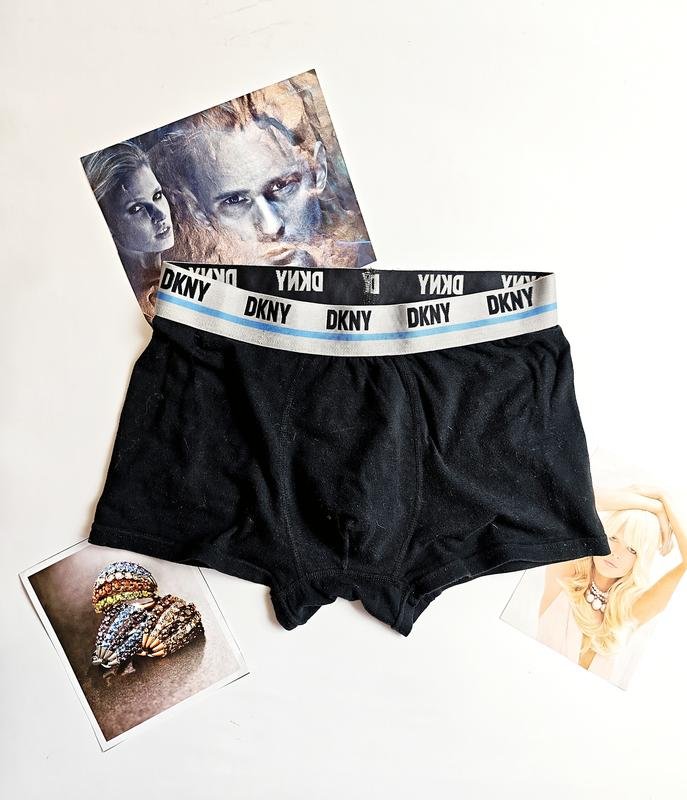 Herren DKNY Boxers Schwarz Baumwolle S