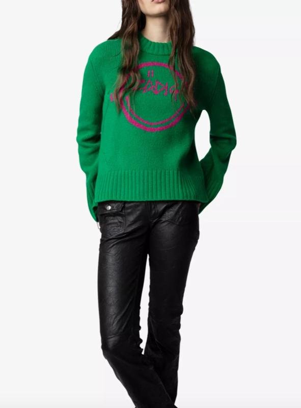 Women Zadig & Voltaire Sweater Green Wool XS