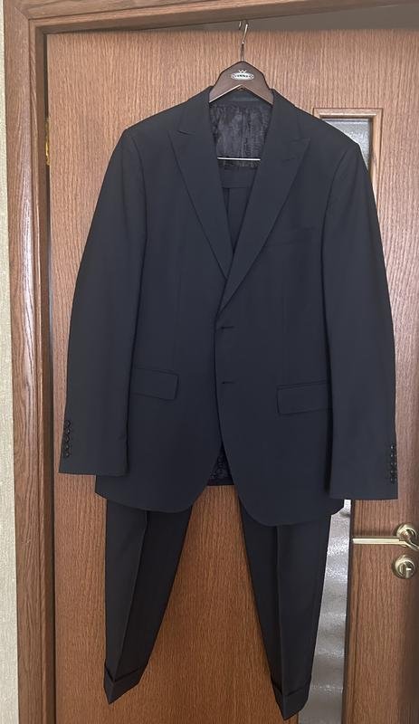 Мужской Baldessarini Костюм Графитовый Хлопок 52