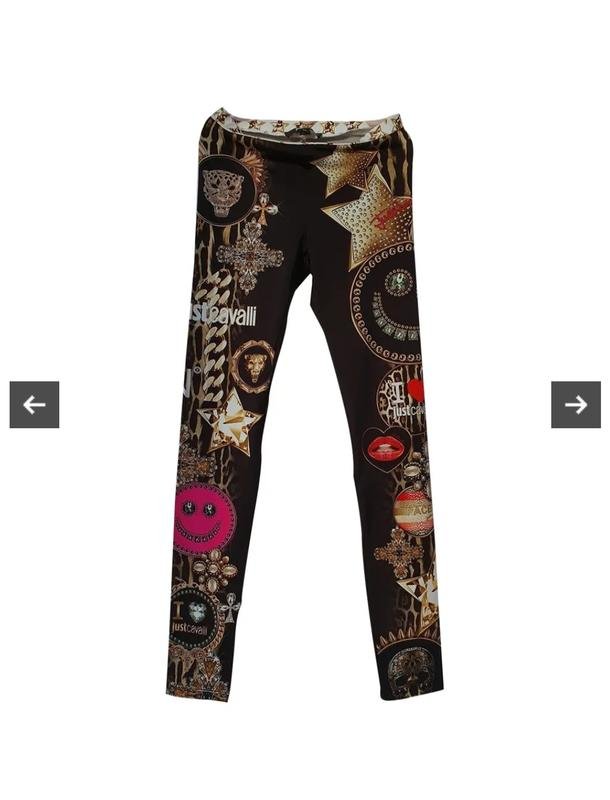 Femme Roberto Cavalli Leggings Noir Polyester S
