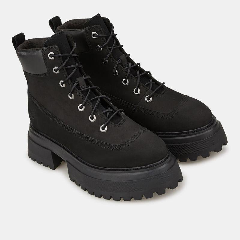 Donna Timberland Stivali Neri Nubuck 39