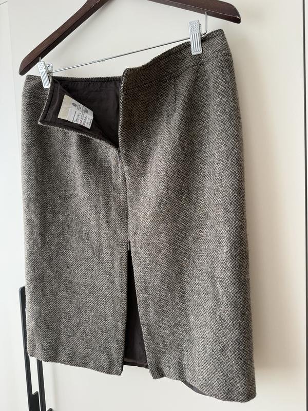 Женская Max Mara Юбка Коричневая Шерсть S