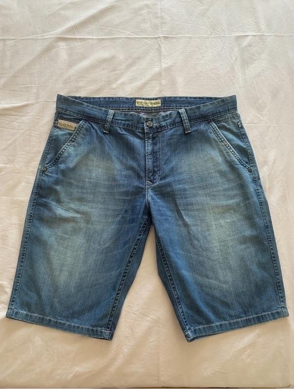 Homme Bottega Veneta Shorts Bleu Marine Denim 36