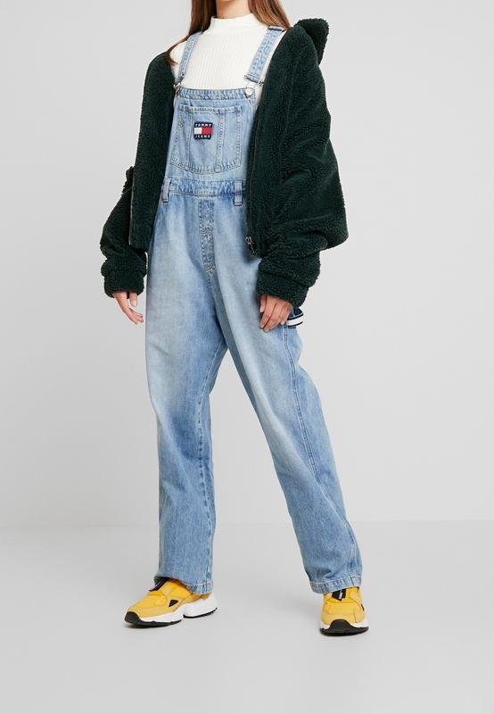 Donna Tommy Jeans Tuta Blu Cotone M