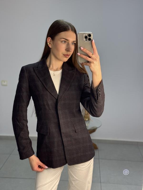 Femme Iceberg Blazer Gris Laine XS