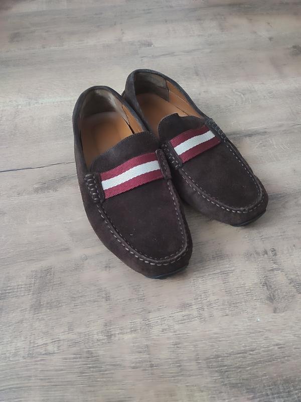 Homme Bally Talons Marron Suède 40