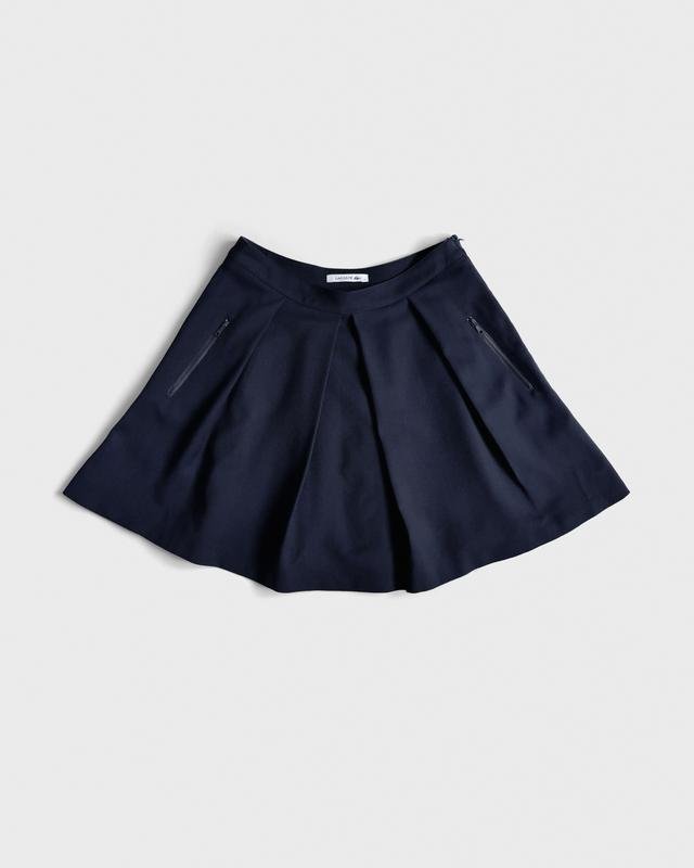 Femme Lacoste Jupe Bleu Marine Viscose 34