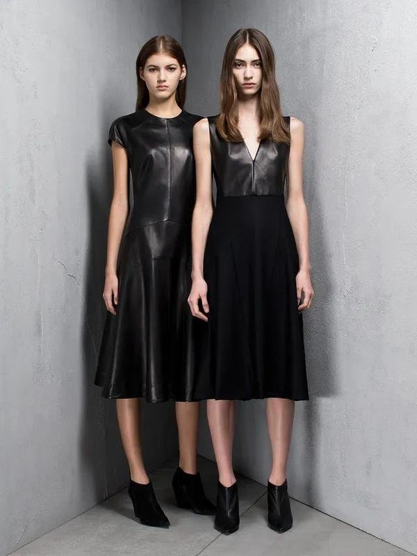 Damen Reiss Kleid Schwarz Baumwolle XL