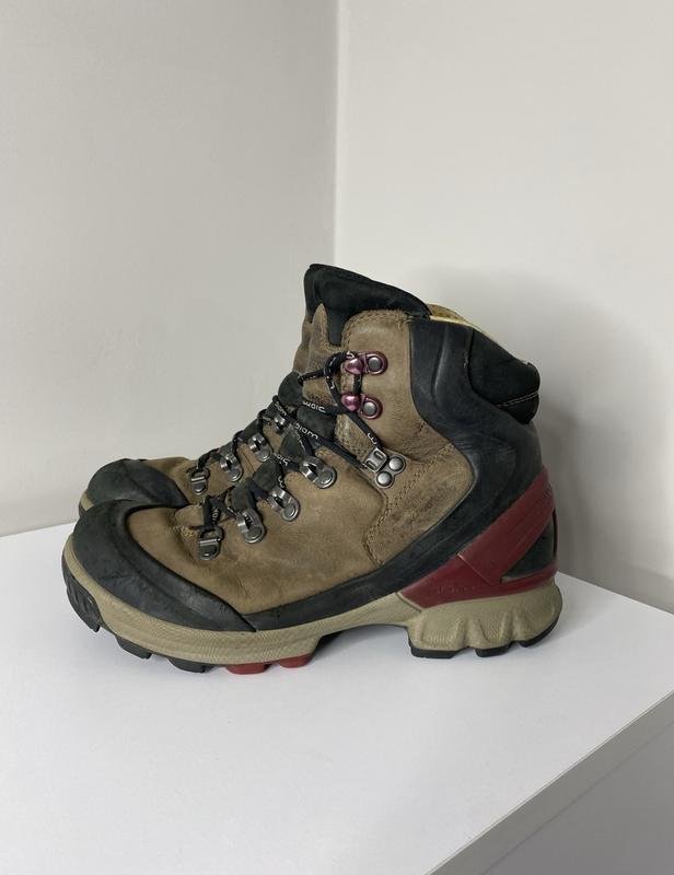 Damen Ecco Stiefel Braun Nubuk 36.5