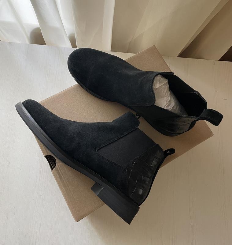 Femme Clarks Bottes Noir Suède 40.5