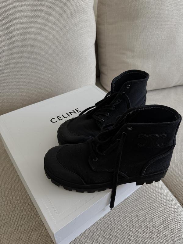 Damen Celine Stiefel Schwarz 39