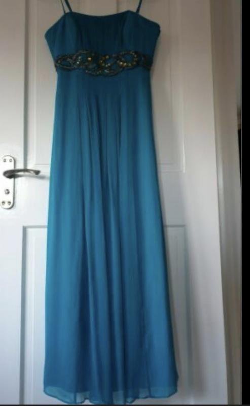 Donna Monsoon Abito Turchese Seta 48