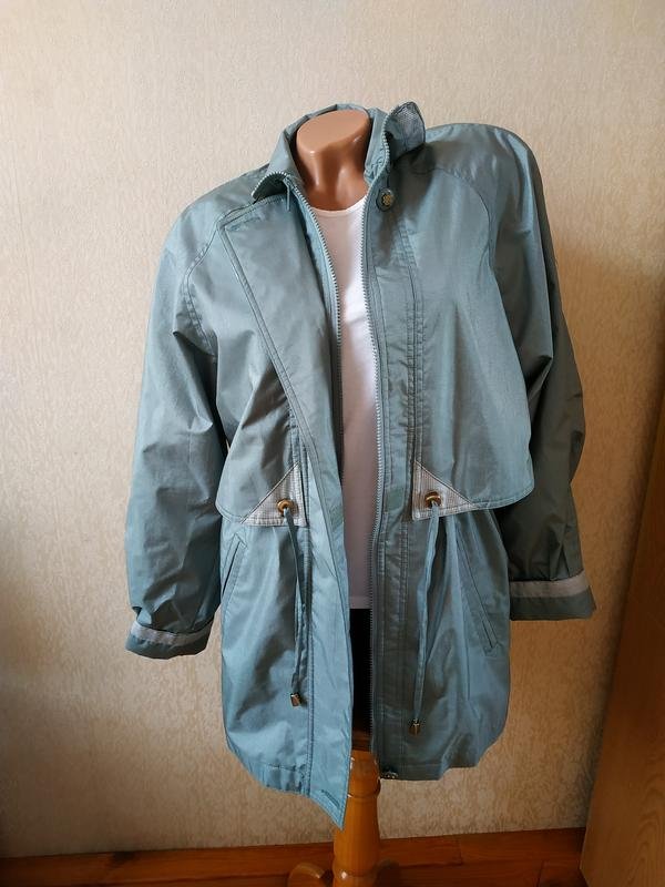 Женская Vintage Куртка Зелёный Полиамид S