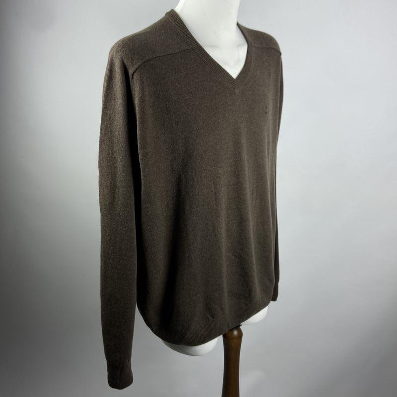 Men River Woods Sweater Brown Wool XXL