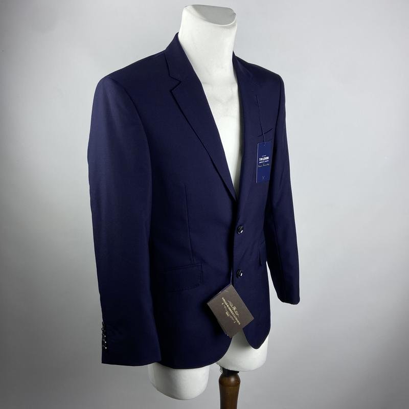 Men Tm Lewin Blazer Navy Wool S