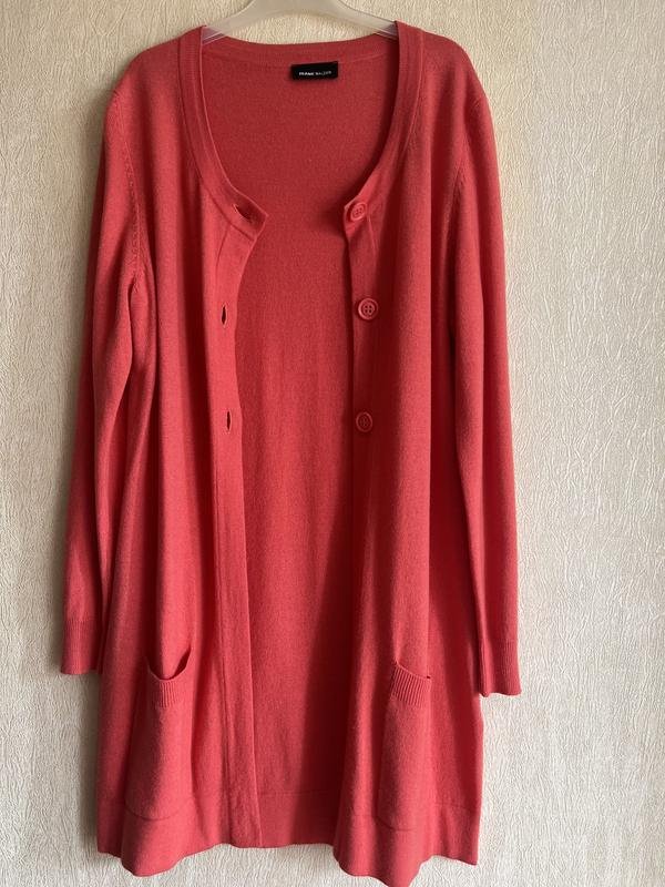 Women Frank Walder Sweater Coral Viscose M