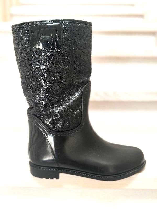 Femme Burberry Bottes en Caoutchouc Noires 37
