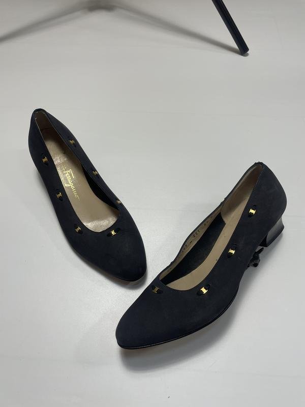 Women Salvatore Ferragamo Heels Navy 40