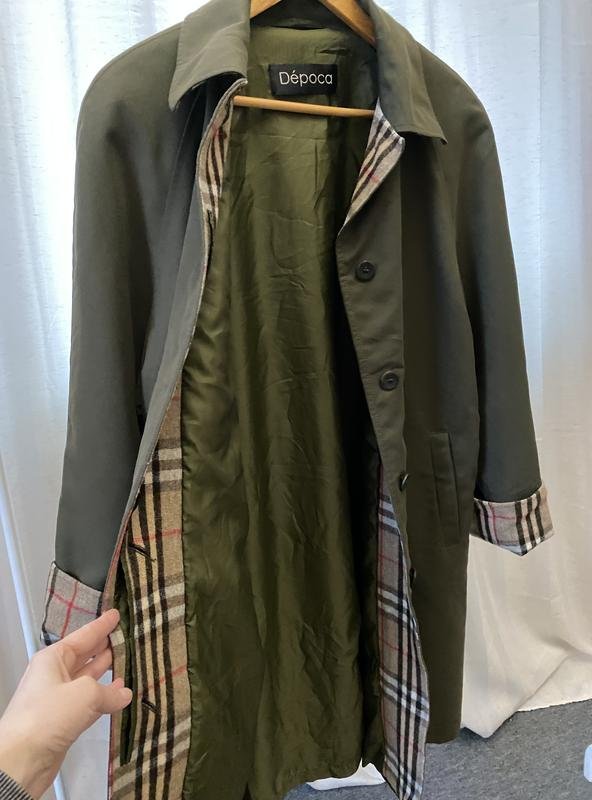 Femme Vintage Trench Coat Kaki L