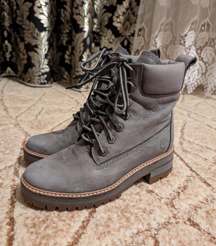 Donna Timberland Stivali Grigio Nubuck 35.5