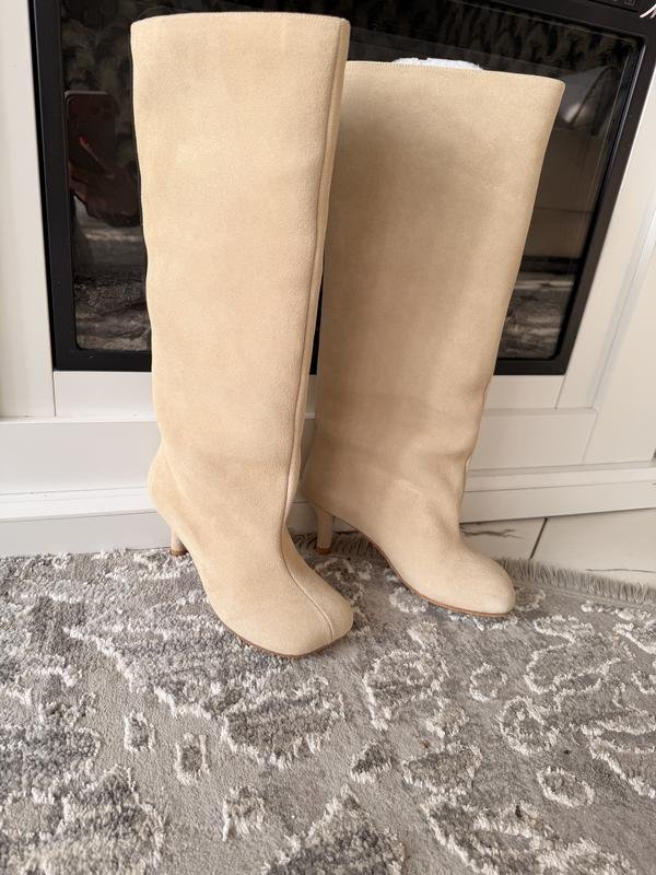 Femme Bottes Beige Suède 38