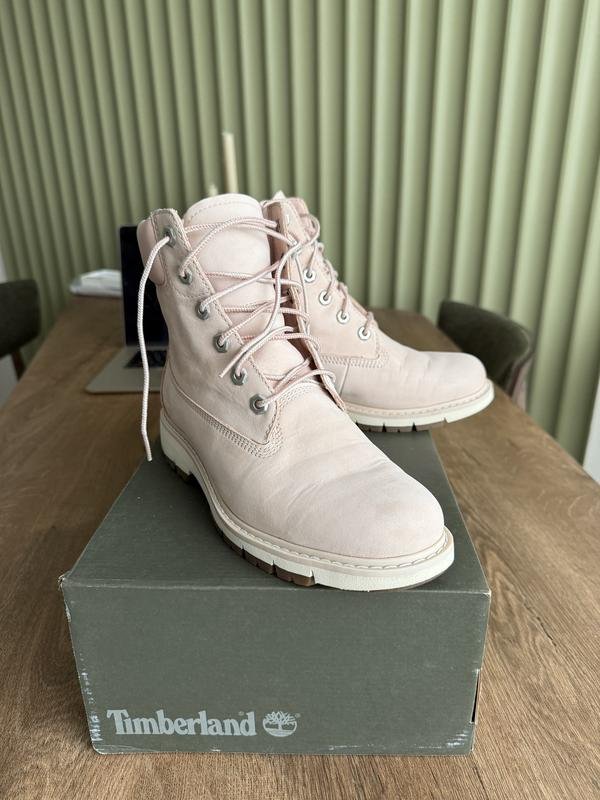 Donna Timberland Stivali Rosa Nubuck 38