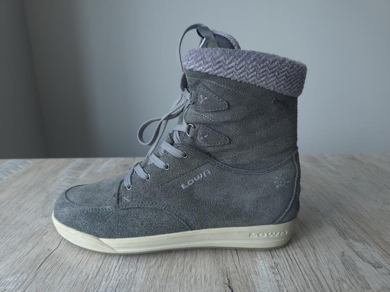 Damen Lowa Stiefel Grau 37.5