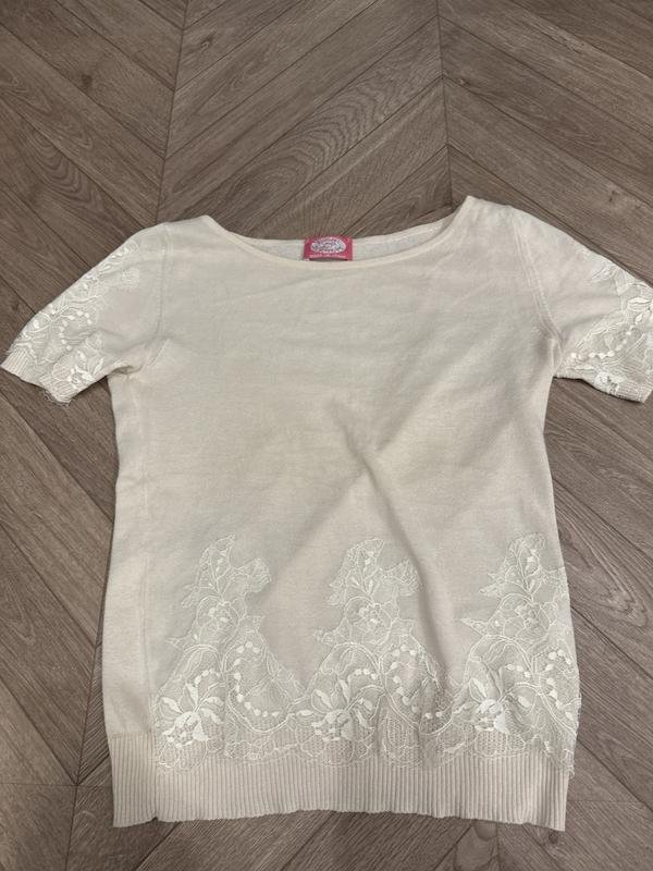 Женский Blumarine Джемпер Молочный ХS