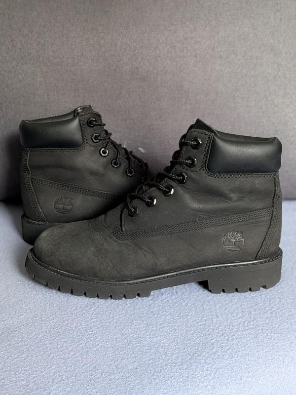 Donna Timberland Stivali Nero Pelle 38