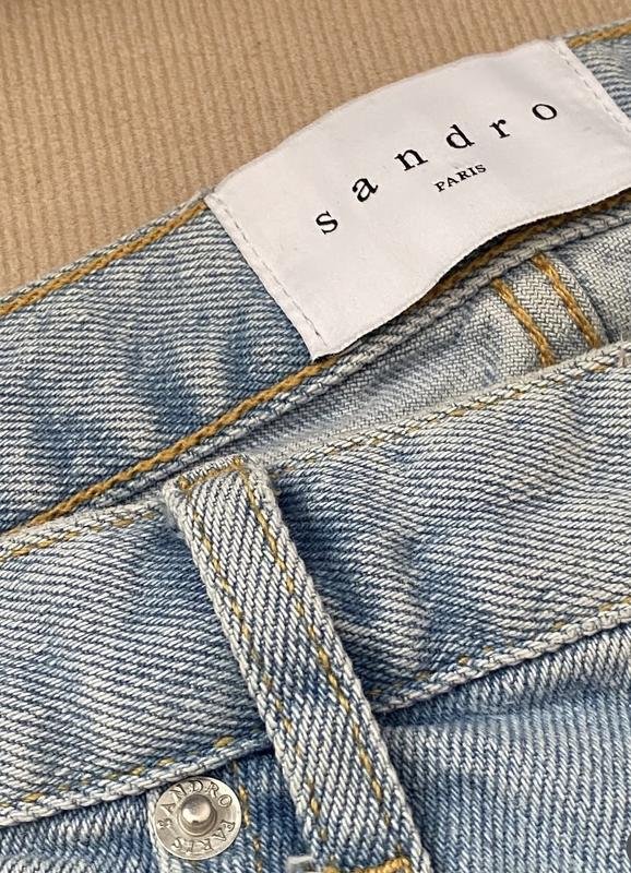 Женские Sandro Paris Джинсы Голубые 30