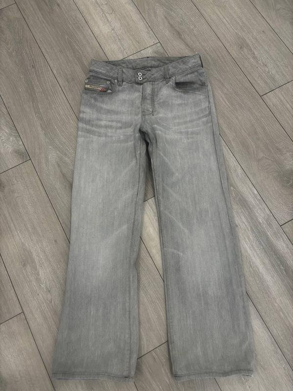 Women Diesel Bootcut Flared Jeans Grey 25