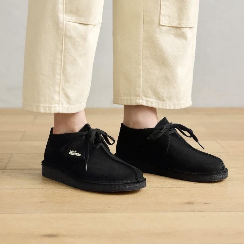 Donna Clarks Tacchi Nero Suede 39