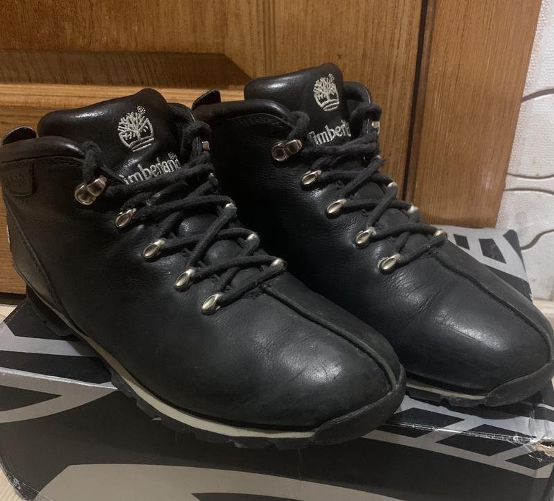 Donna Timberland Stivali Nero Pelle 43