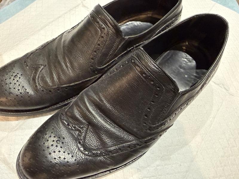 Herren Baldinini Schuhe Schwarz Leder 43.5