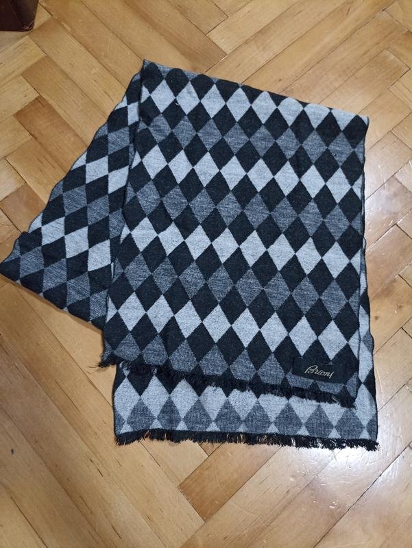 Herren Brioni Schal Grau