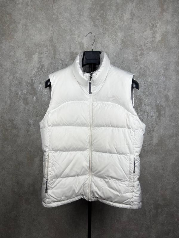 Women The North Face Vest White L