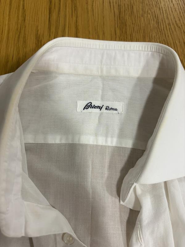 Damen Brioni Hemd Weiß Einheitsgröße