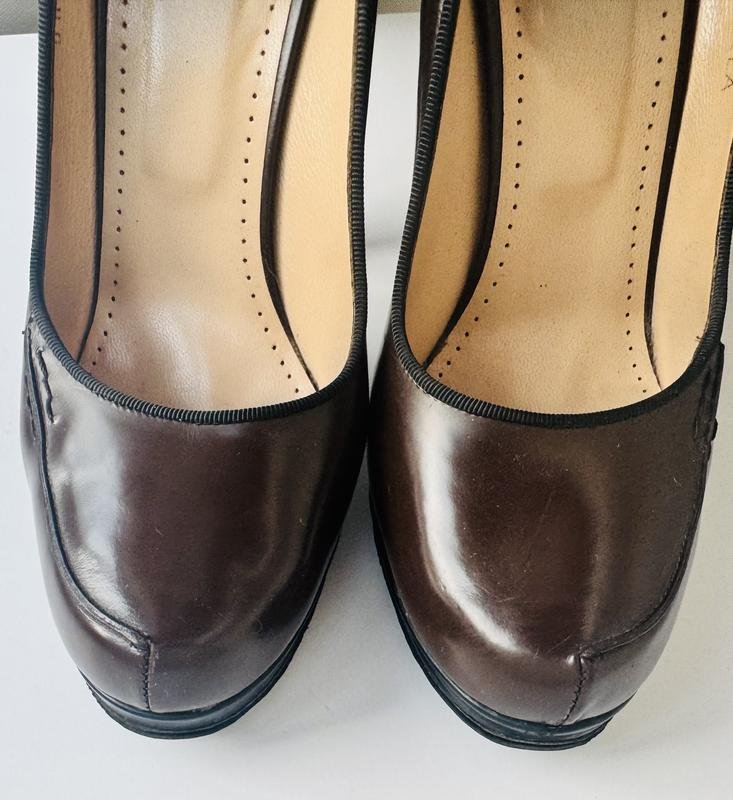Damen Bally Absatzschuhe Braun Leder 6,5