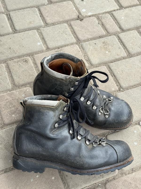 Men Raichle Boots Brown Leather 43