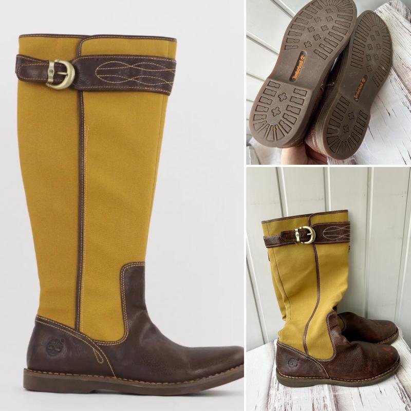 Donna Timberland Stivali Marrone Tessuto 39