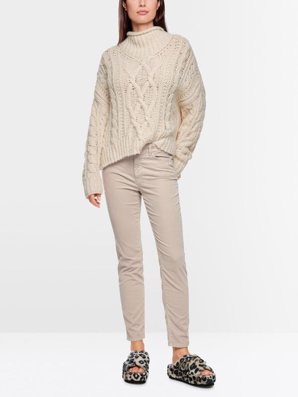 Damen Marc Cain Hosen Rosa Samt M